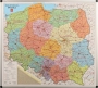 Mapa Polski w ramie aluminiowej B1 ( 5.2 ) 